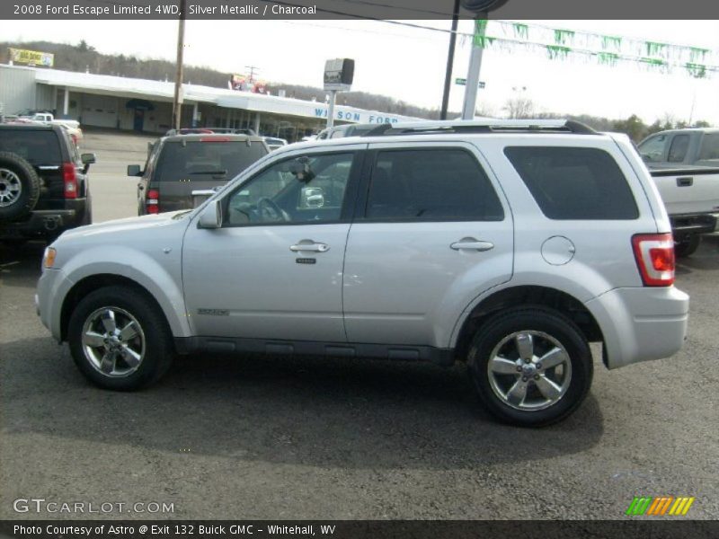 Silver Metallic / Charcoal 2008 Ford Escape Limited 4WD