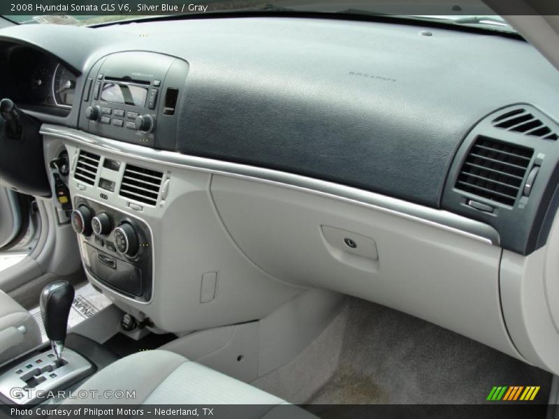 Silver Blue / Gray 2008 Hyundai Sonata GLS V6