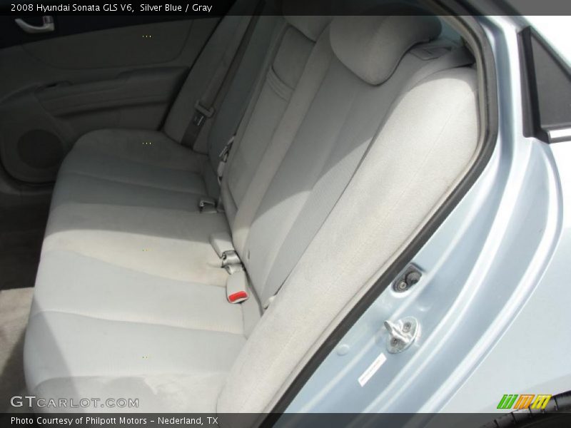 Silver Blue / Gray 2008 Hyundai Sonata GLS V6