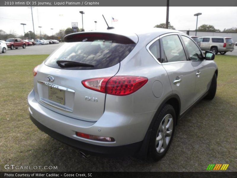 Liquid Platinum / Graphite 2010 Infiniti EX 35 Journey
