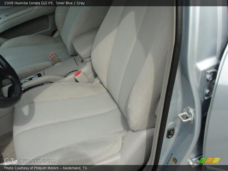 Silver Blue / Gray 2008 Hyundai Sonata GLS V6
