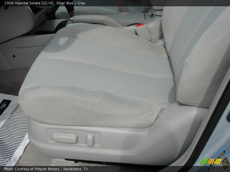 Silver Blue / Gray 2008 Hyundai Sonata GLS V6