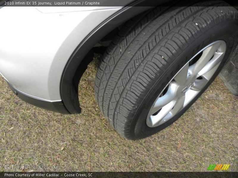 Liquid Platinum / Graphite 2010 Infiniti EX 35 Journey