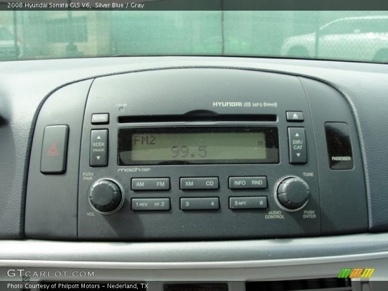 Silver Blue / Gray 2008 Hyundai Sonata GLS V6