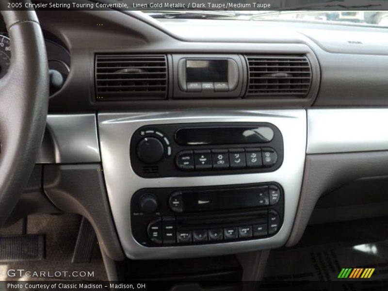 Linen Gold Metallic / Dark Taupe/Medium Taupe 2005 Chrysler Sebring Touring Convertible