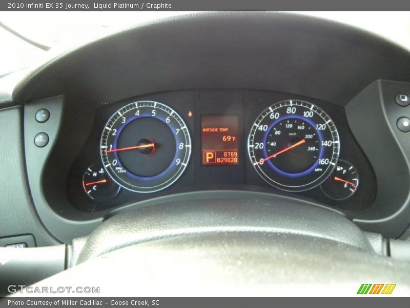  2010 EX 35 Journey 35 Journey Gauges