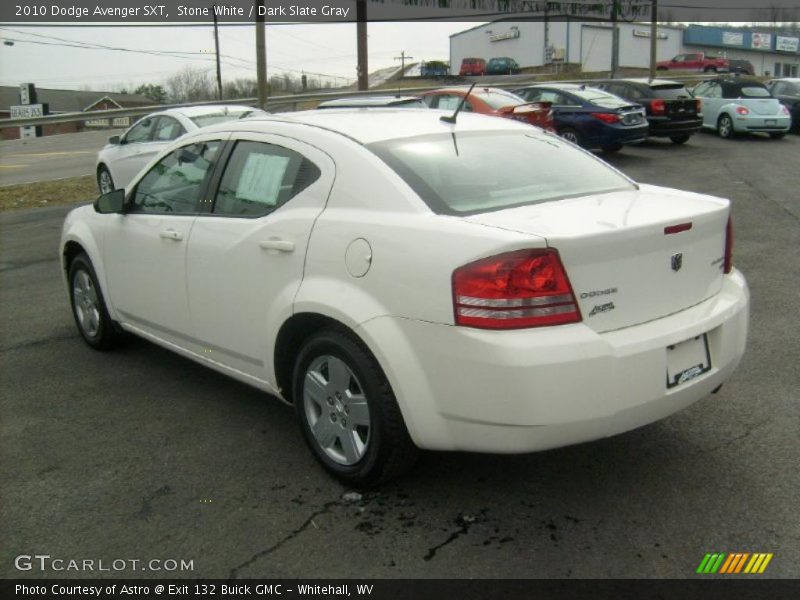 Stone White / Dark Slate Gray 2010 Dodge Avenger SXT