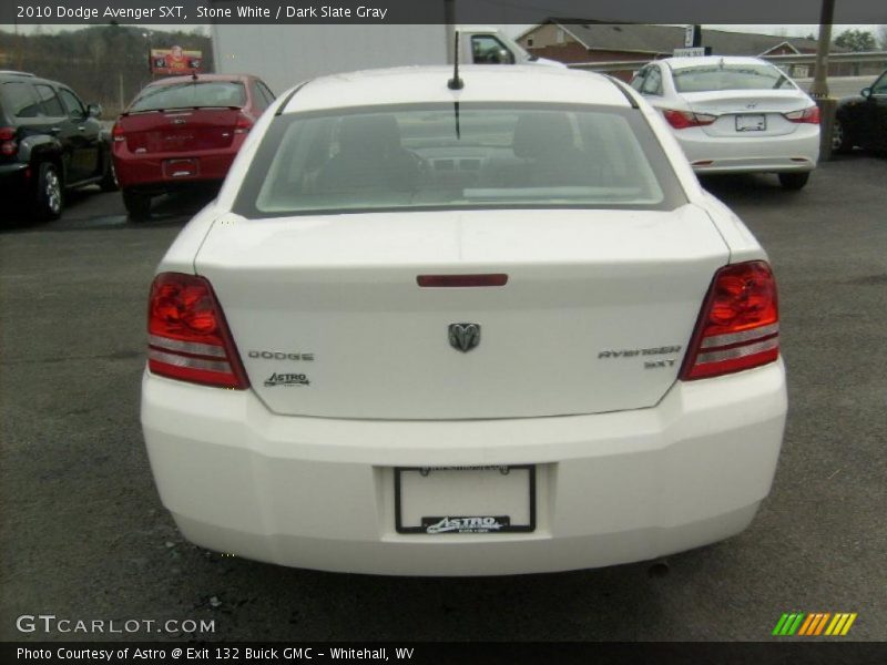 Stone White / Dark Slate Gray 2010 Dodge Avenger SXT