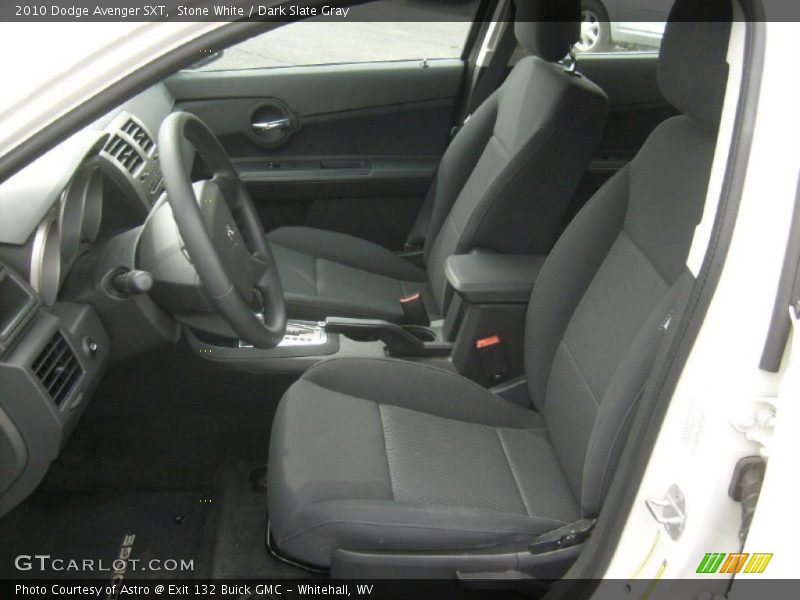 Stone White / Dark Slate Gray 2010 Dodge Avenger SXT