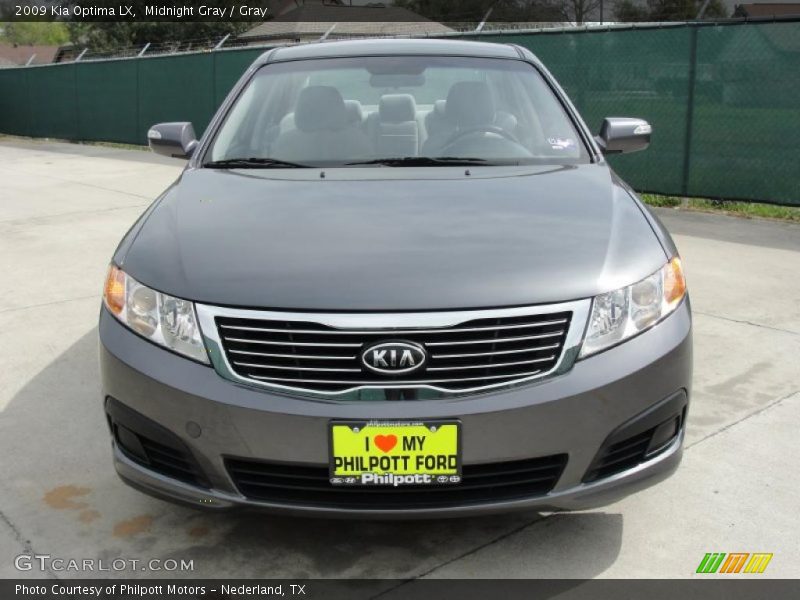 Midnight Gray / Gray 2009 Kia Optima LX