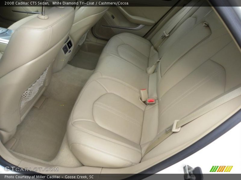 White Diamond Tri-Coat / Cashmere/Cocoa 2008 Cadillac CTS Sedan