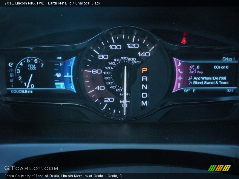 Earth Metallic / Charcoal Black 2011 Lincoln MKX FWD