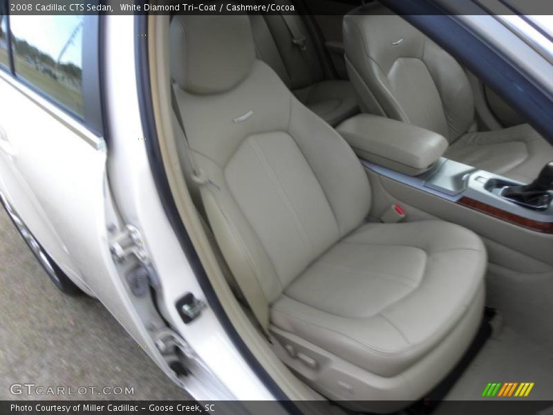 White Diamond Tri-Coat / Cashmere/Cocoa 2008 Cadillac CTS Sedan