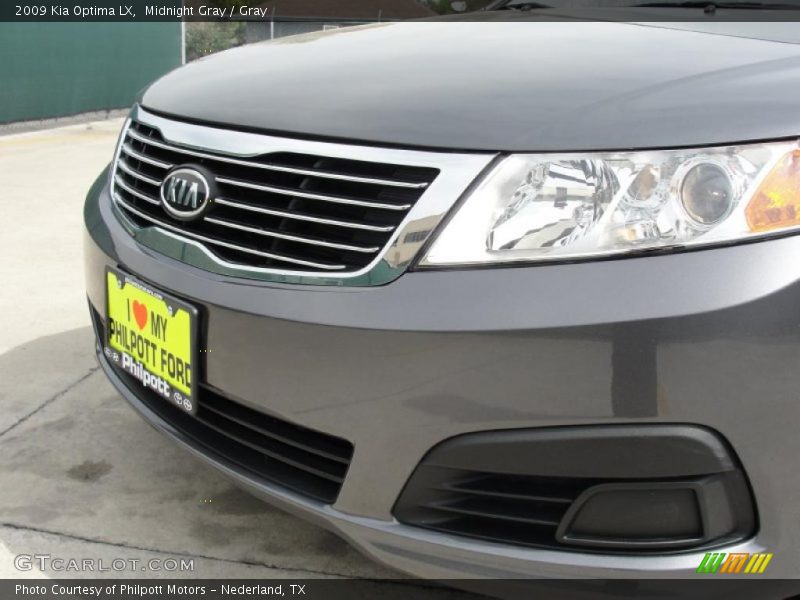 Midnight Gray / Gray 2009 Kia Optima LX