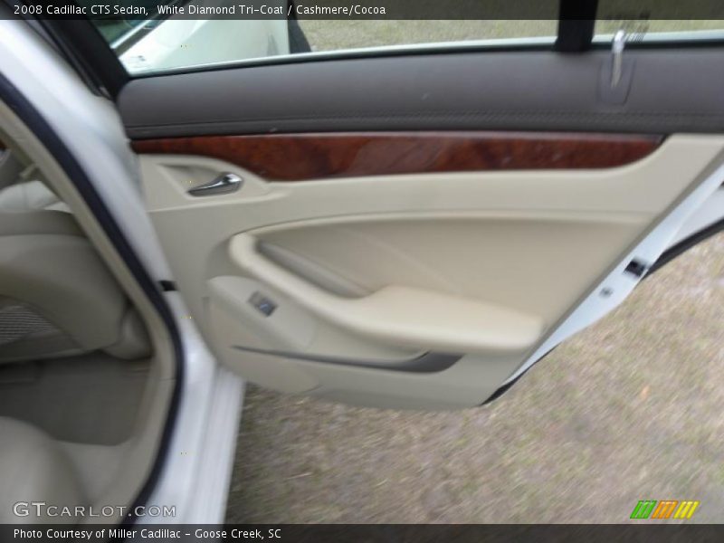 White Diamond Tri-Coat / Cashmere/Cocoa 2008 Cadillac CTS Sedan