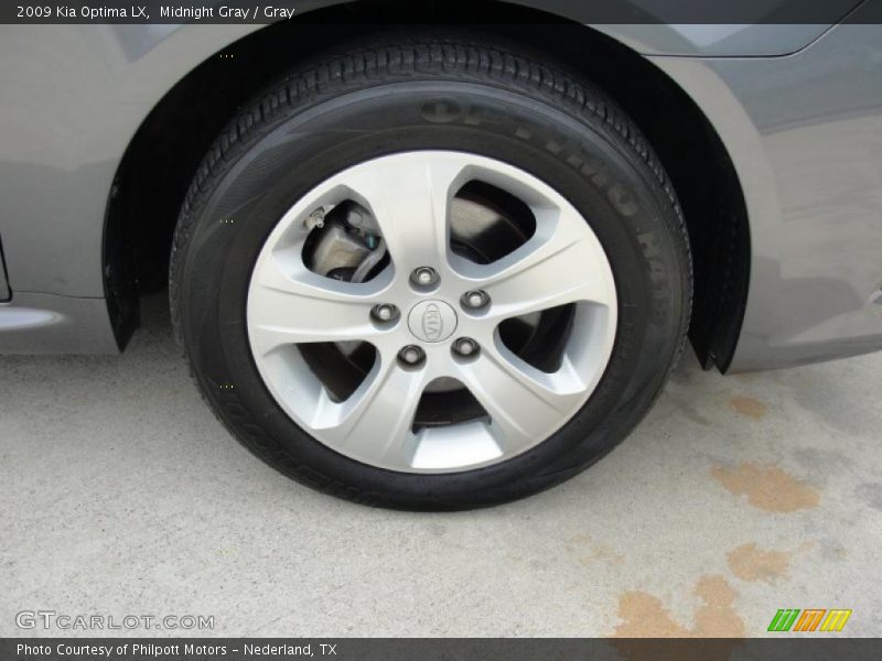 Midnight Gray / Gray 2009 Kia Optima LX
