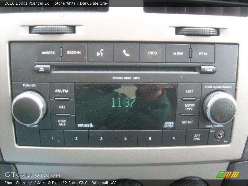 Stone White / Dark Slate Gray 2010 Dodge Avenger SXT