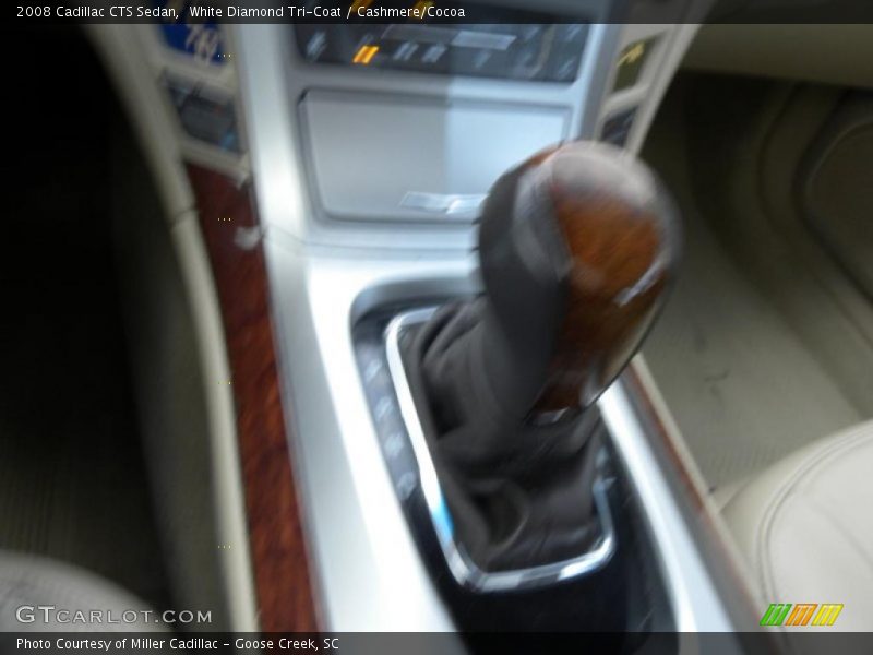 White Diamond Tri-Coat / Cashmere/Cocoa 2008 Cadillac CTS Sedan