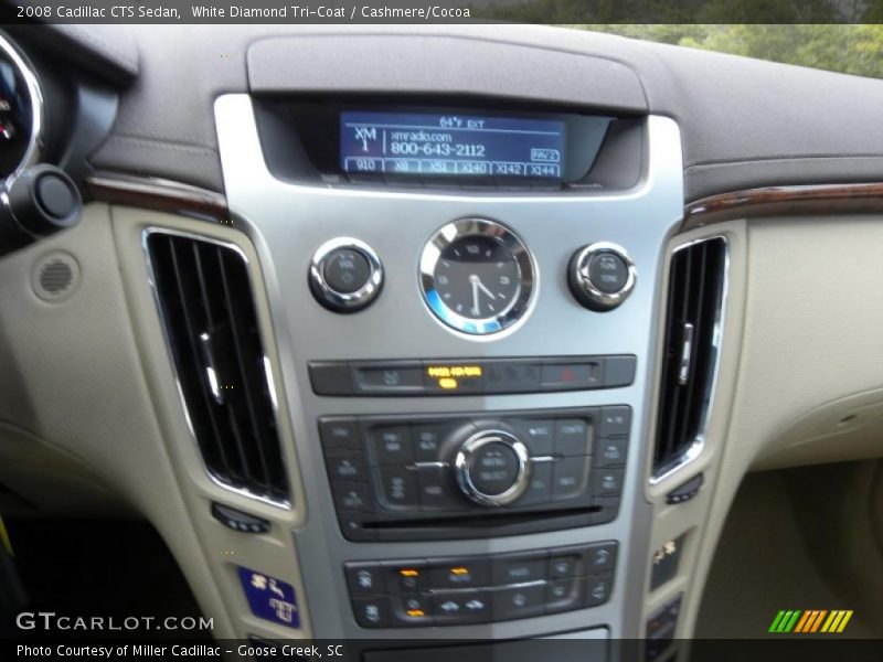 White Diamond Tri-Coat / Cashmere/Cocoa 2008 Cadillac CTS Sedan