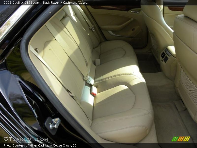 Black Raven / Cashmere/Cocoa 2008 Cadillac CTS Sedan