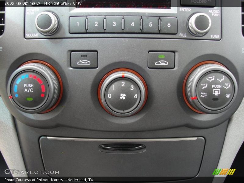 Controls of 2009 Optima LX