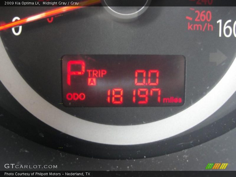 Midnight Gray / Gray 2009 Kia Optima LX