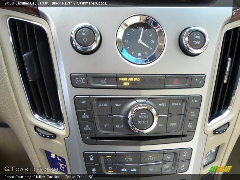 Controls of 2008 CTS Sedan