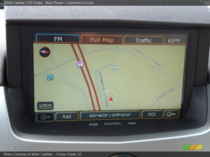 Navigation of 2008 CTS Sedan