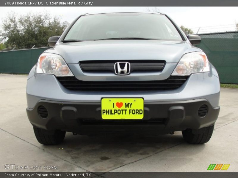 Glacier Blue Metallic / Gray 2009 Honda CR-V LX