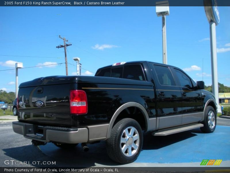 Black / Castano Brown Leather 2005 Ford F150 King Ranch SuperCrew