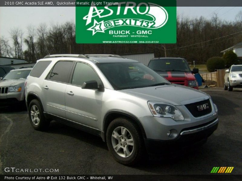 Quicksilver Metallic / Light Titanium 2010 GMC Acadia SLE AWD