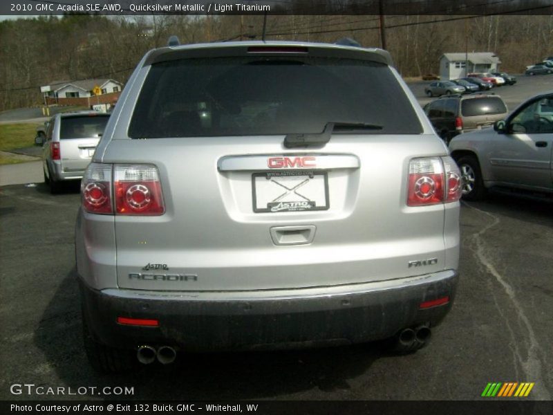 Quicksilver Metallic / Light Titanium 2010 GMC Acadia SLE AWD