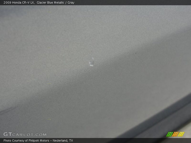 Glacier Blue Metallic / Gray 2009 Honda CR-V LX