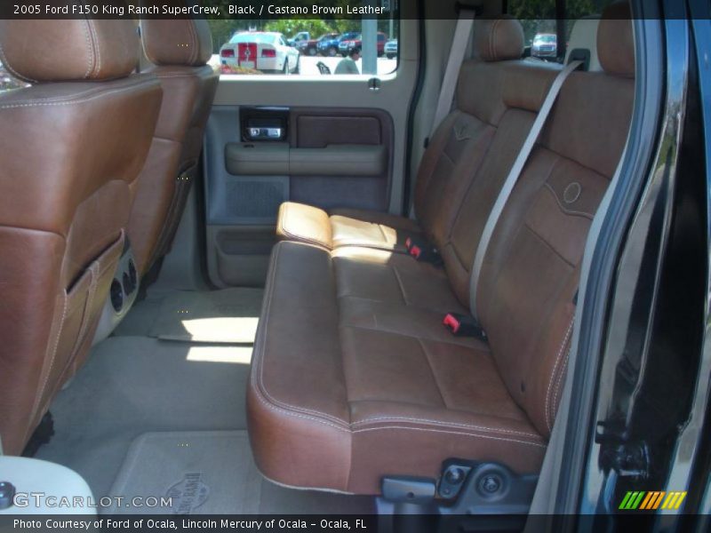  2005 F150 King Ranch SuperCrew Castano Brown Leather Interior