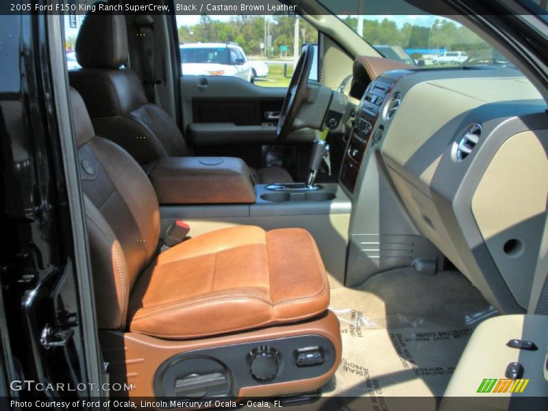 Black / Castano Brown Leather 2005 Ford F150 King Ranch SuperCrew