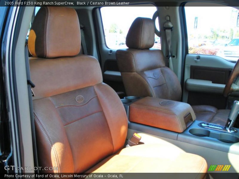  2005 F150 King Ranch SuperCrew Castano Brown Leather Interior