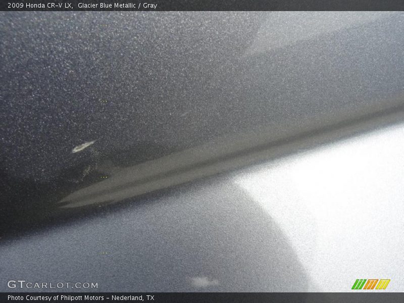 Glacier Blue Metallic / Gray 2009 Honda CR-V LX