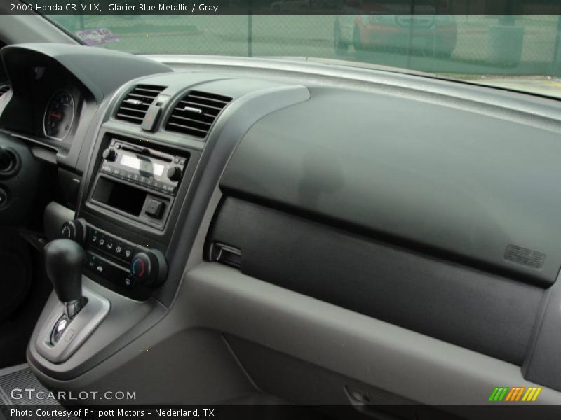 Glacier Blue Metallic / Gray 2009 Honda CR-V LX