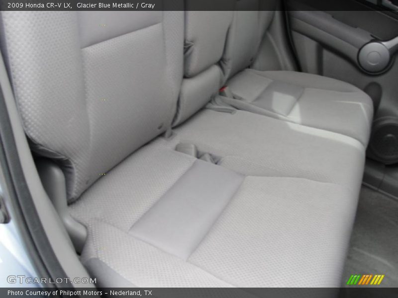 Glacier Blue Metallic / Gray 2009 Honda CR-V LX