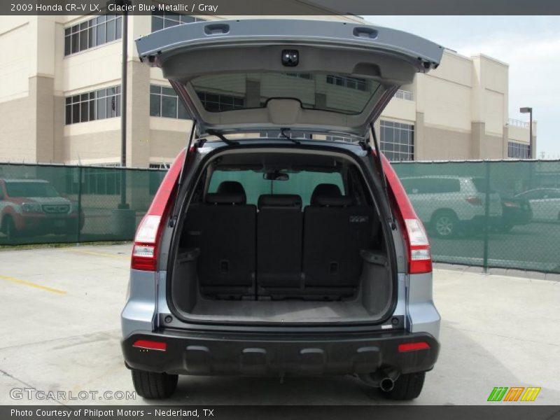 Glacier Blue Metallic / Gray 2009 Honda CR-V LX