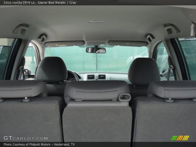 Glacier Blue Metallic / Gray 2009 Honda CR-V LX