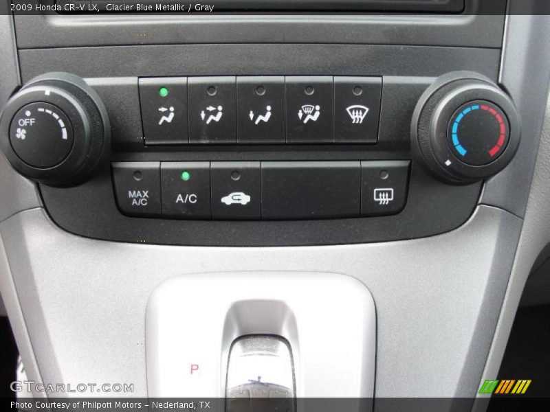 Controls of 2009 CR-V LX