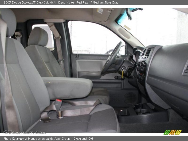 Deep Molten Red Pearl / Medium Slate Gray 2005 Dodge Dakota ST Club Cab 4x4