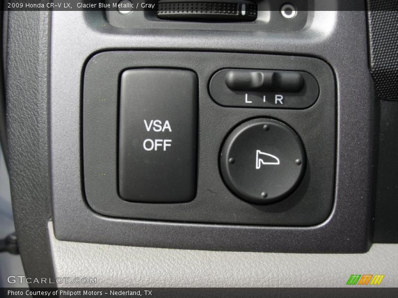 Controls of 2009 CR-V LX