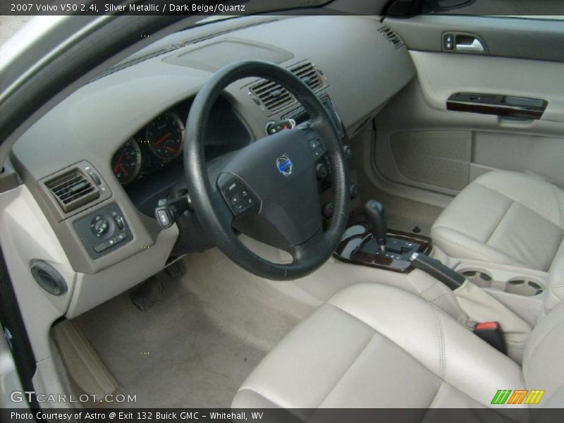  2007 V50 2.4i Dark Beige/Quartz Interior