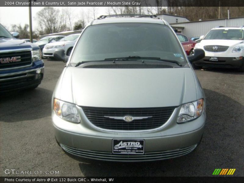 Satin Jade Pearlcoat / Medium Slate Gray 2004 Chrysler Town & Country LX