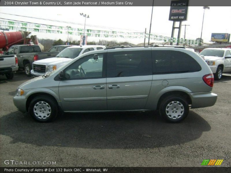 Satin Jade Pearlcoat / Medium Slate Gray 2004 Chrysler Town & Country LX