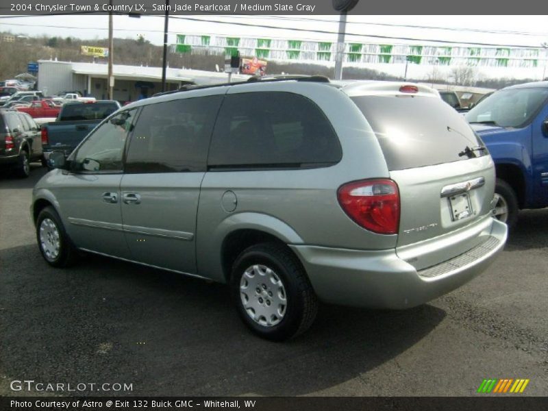 Satin Jade Pearlcoat / Medium Slate Gray 2004 Chrysler Town & Country LX