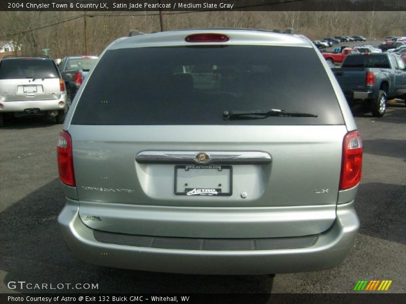 Satin Jade Pearlcoat / Medium Slate Gray 2004 Chrysler Town & Country LX