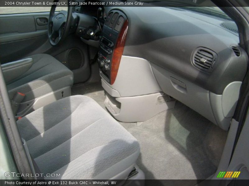 Satin Jade Pearlcoat / Medium Slate Gray 2004 Chrysler Town & Country LX